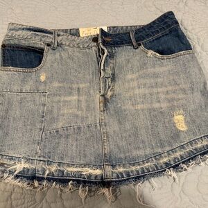 Free People Denim Skirt Size 31